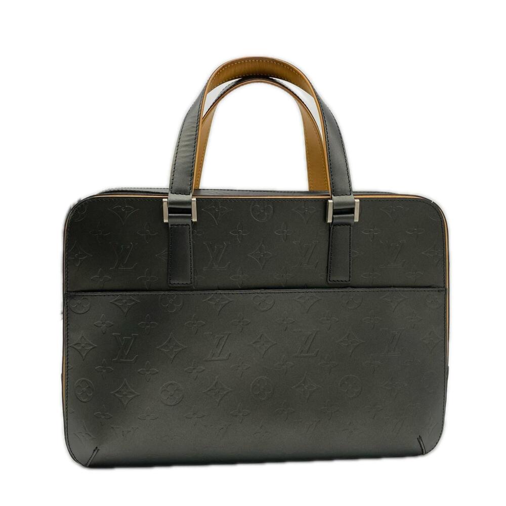 LOUIS VUITTON Monogram Matte Malden M55135 Handbag, Gray Calf Leather, Women's